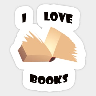 I love books Sticker